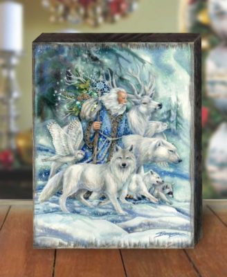 Cool Winds Father Winter Holiday Wall Art