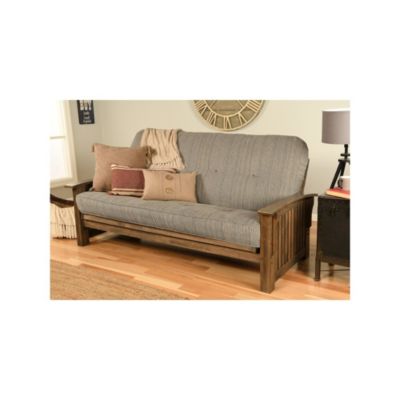 Furniture Washington Frame-Rustic Walnut Finish-Taxi Seaport Mattress