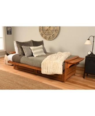 Phoenix Frame-Barbados Finish-Oregon Trail Java Mattress-Storage Drawers