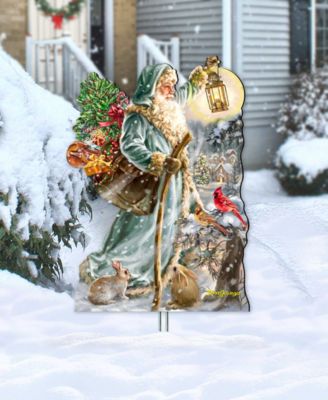 Saint Nicholas Christmas Holiday Outdoor Decor Large Ornament