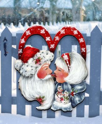 Merry Kissmas, Holiday Door Decor