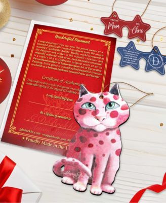 Rainbow Cats Holiday Ornaments, Set of 3