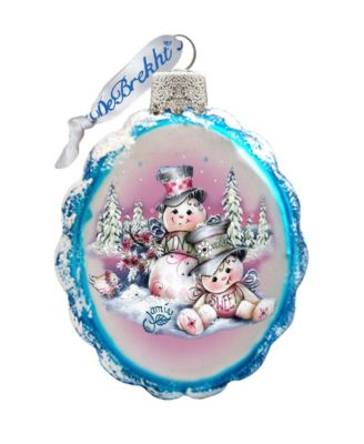 Snowman Mercury Holiday Ornament