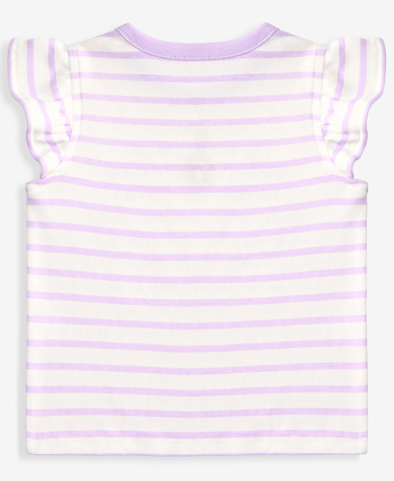 Baby Girls' 3M-24M Mix & Match Sunny Embroidery Flutter-Sleeve T-Shirt