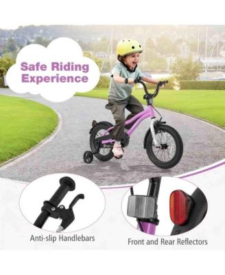 Kids Bike 14 Inch Children Training Bicycle with 2 Brake for 3-5 Years Old