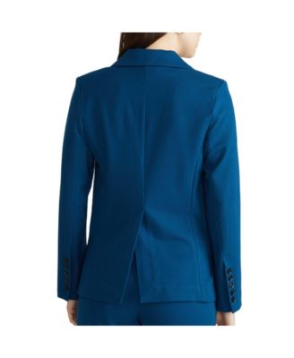 Plus Size Double Breasted Ponte Blazer