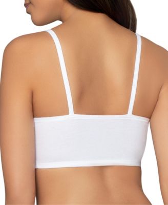 Women's Spaghetti Strap Cotton Sports Bra, 6 Pack