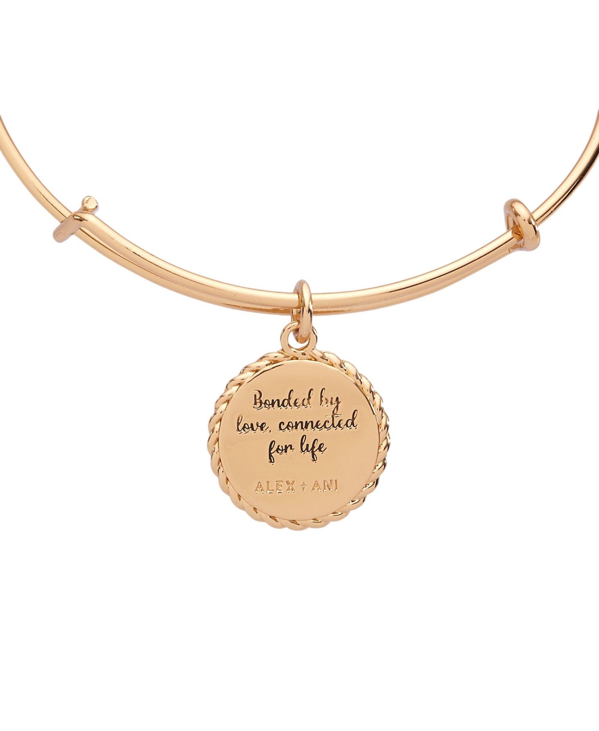 Alex and Ani Mom Charm Bangle Bracelet, 'Bonded by Love'