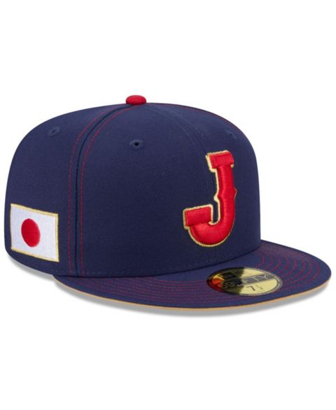 Мужская кепка New Era Navy Japan Baseball 2026 World Baseball Classic 59FIFTY Fitted Hat