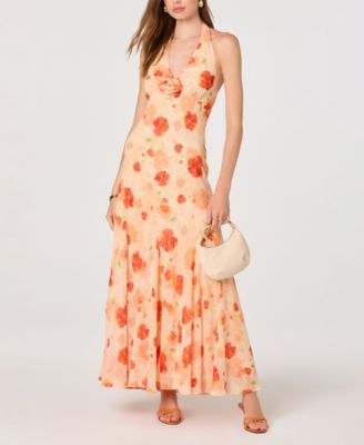 Women's Yasmeen Halter Neck Printed Dress
