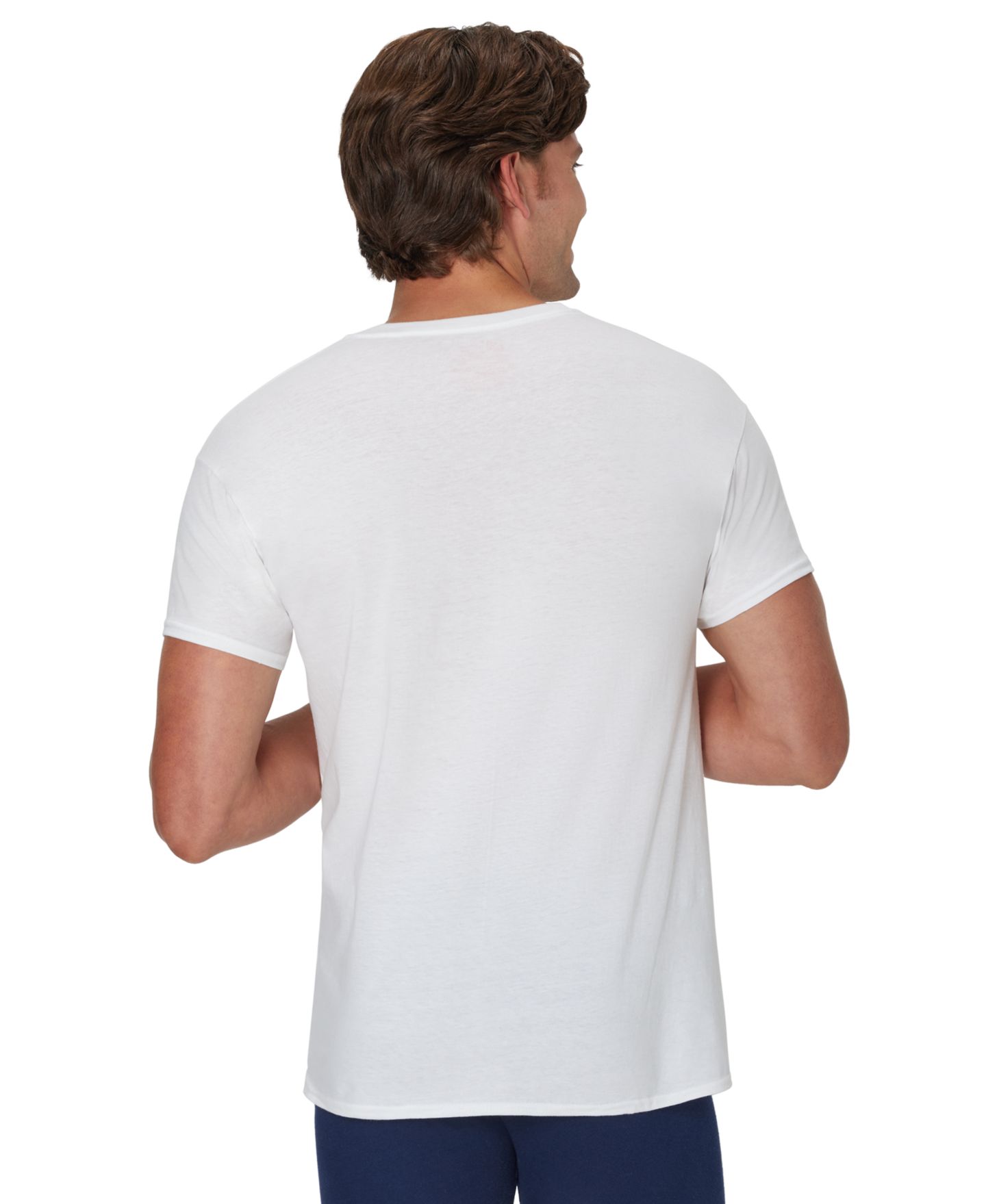 Мужские топы Hanes Ultimate V-Neck Undershirt, 5-Pack, цвет: Разноцветный — фото 5