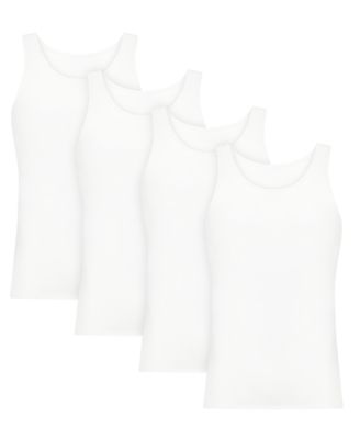 Men's Ultimate Crewneck Tank Undershirt, 4-Pack