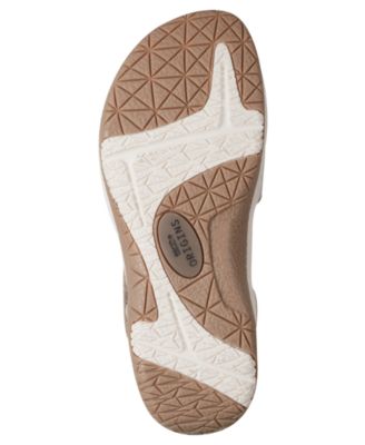 Women's Sylo Perforated Leather Flat Sandals