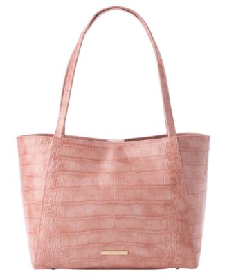 Mona Alba Large Leather Tote Handbag