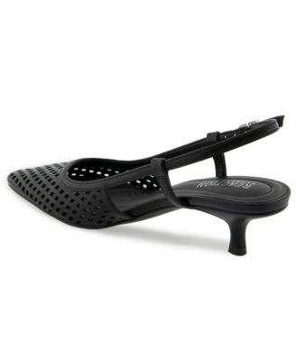 Women's Maggie Perf Slingback Kitten Heel Pumps
