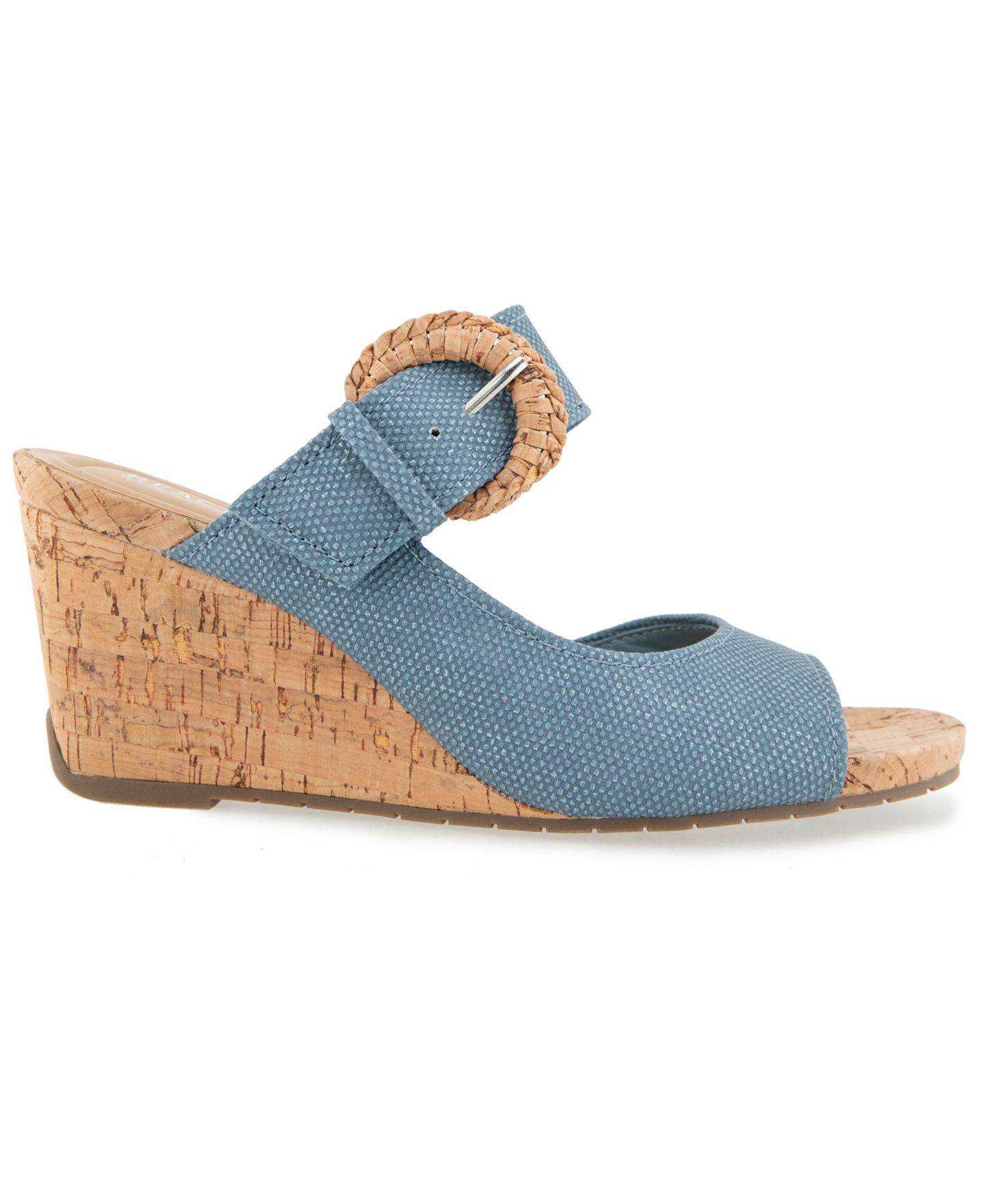 Женские сандалии Kenneth Cole Reaction Gibbs Wedge, цвет: Синий — фото 2