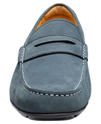 Motor Smooth Moc-Toe Penny Driver Slip-On Shoes