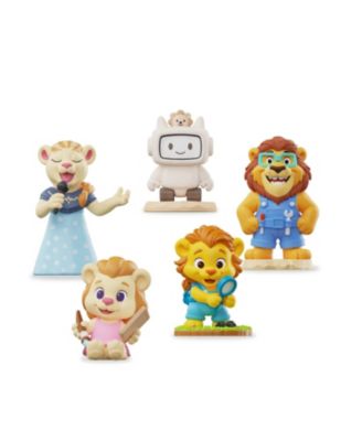 Lion Family AI Storyteller Set - Premium Toddlers Educational Toy & Screen-Free Interactive Bedtime Robot