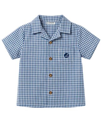 Baby Boys' Button-Down Shirt and Shorts, 2-Piece Set