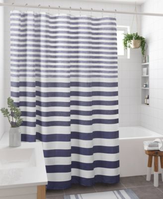 Ariana Ombre Waffle Shower Curtain, 72" x 72"