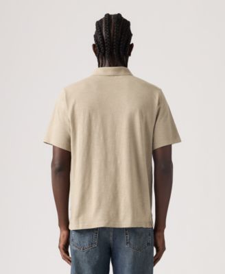 Men's Merritt Striped Collared Polo Shirt