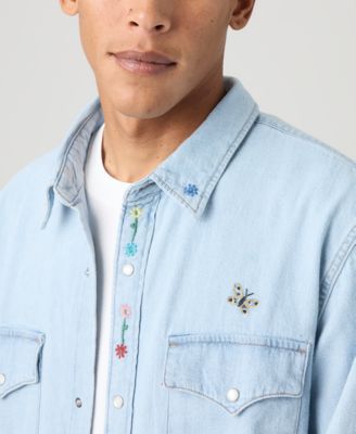 Premium Men's Relaxed-Fit Western Embroidered