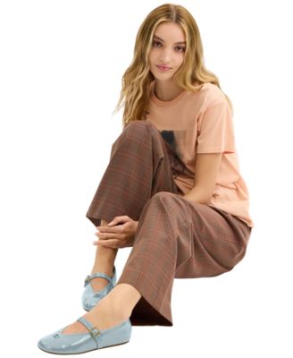 Women's Sculpted C Crinkle Patent Leather Soft Mary Jane