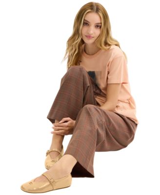 Women's Sculpted C Crinkle Patent Leather Soft Mary Jane