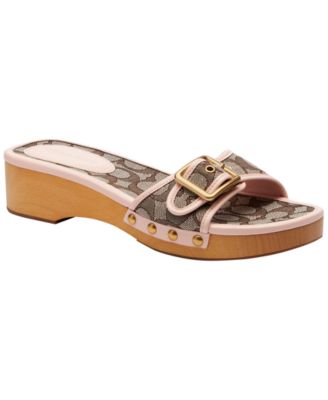 Women's Margot Signature Jacquard Wooden Sandal