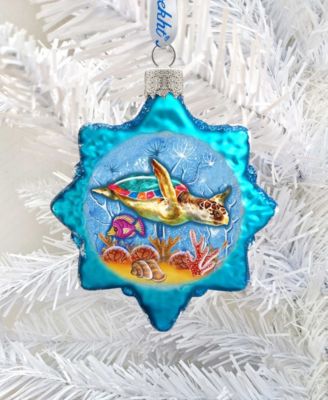 Turtle Mercury Holiday Ornament