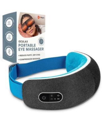 Oculax Heated Eye Mask and Eye Massager – Compression and Vibration, 4 Modes, Rechargeable with Bluetooth