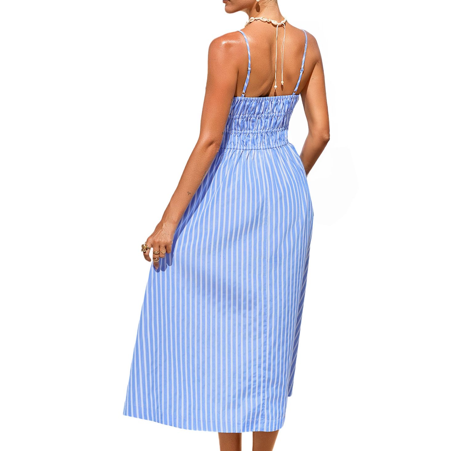Women's Pursuit Striped Maxi Beach Dress