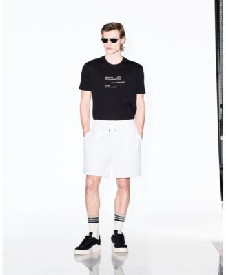 Men's Jacquard Allover Logo Fleece Short