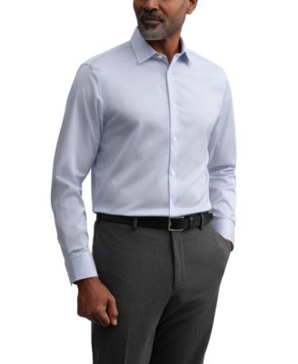 Men's Slim-Fit Poplin Dress Shirt