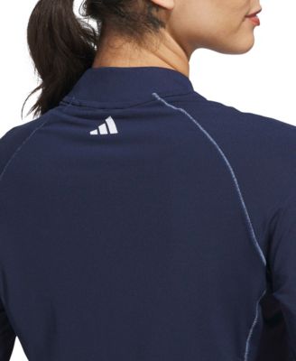 Women's Quarter-Zip Mock Polo Shirt