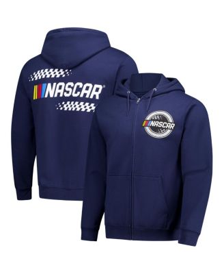 Men's Navy NASCAR Full-Zip Hoodie
