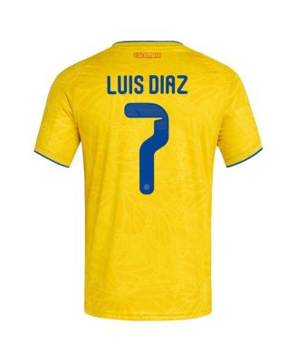 Men's Luis Diaz Yellow Colombia National Team 2026 Home Replica Jersey