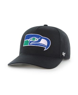 Men's Black Seattle Seahawks Blackout Date Hitch Adjustable Hat