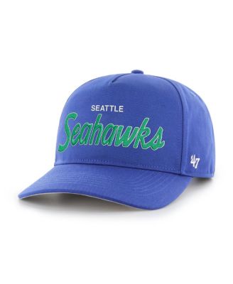 Men's Royal Seattle Seahawks Crosstown Throwback Hitch Adjustable Hat