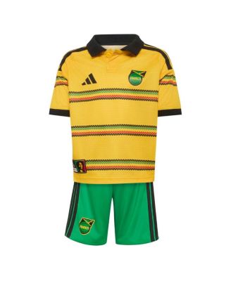 Toddler Yellow Jamaica National Team 2026 Replica Mini Kit