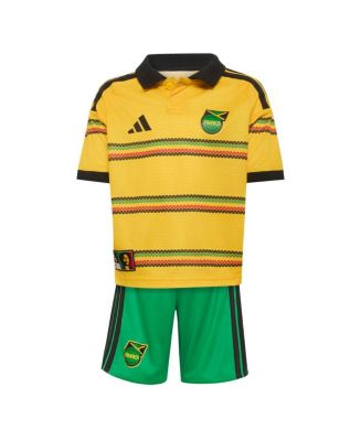 Adidas Toddler Yellow Jamaica National Team 2026 Replica Mini Kit