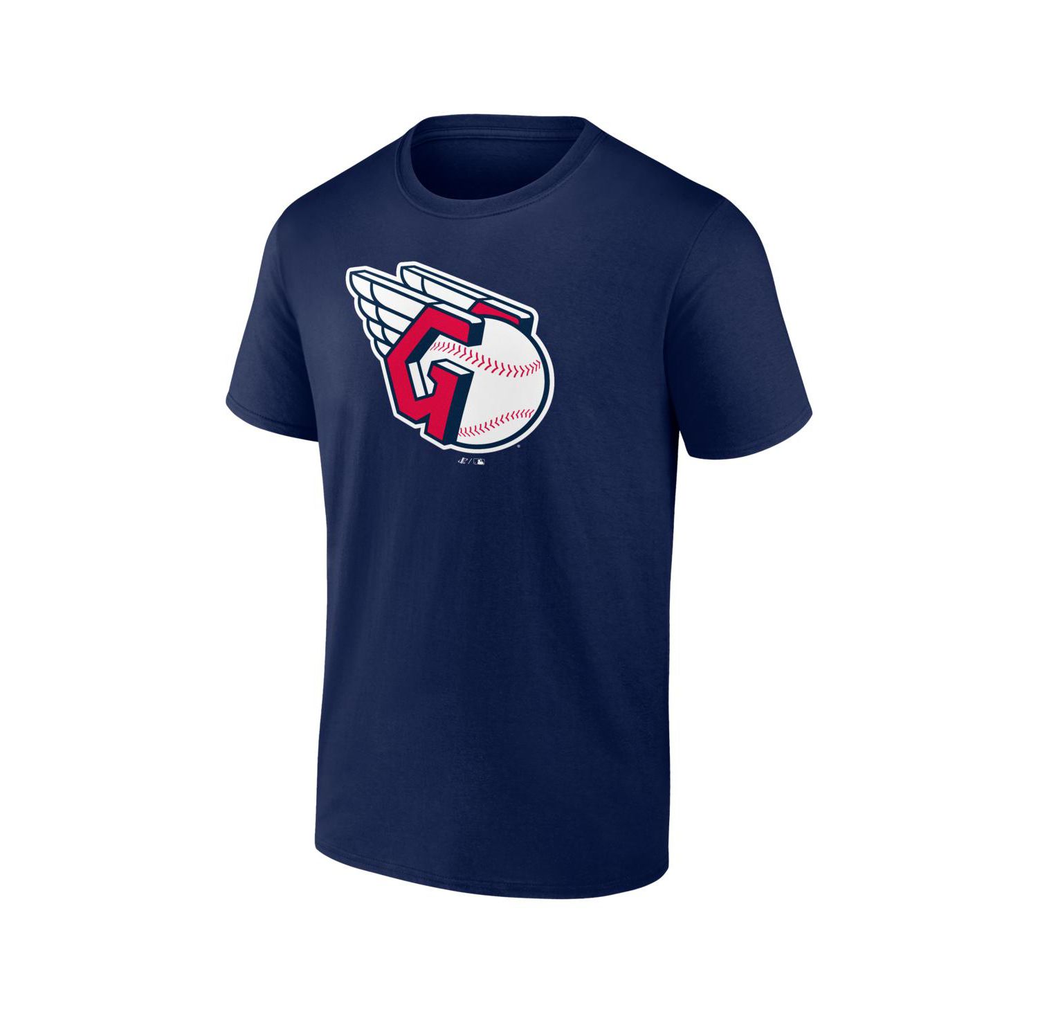 Men's Navy Cleveland Guardians Logo T-Shirt