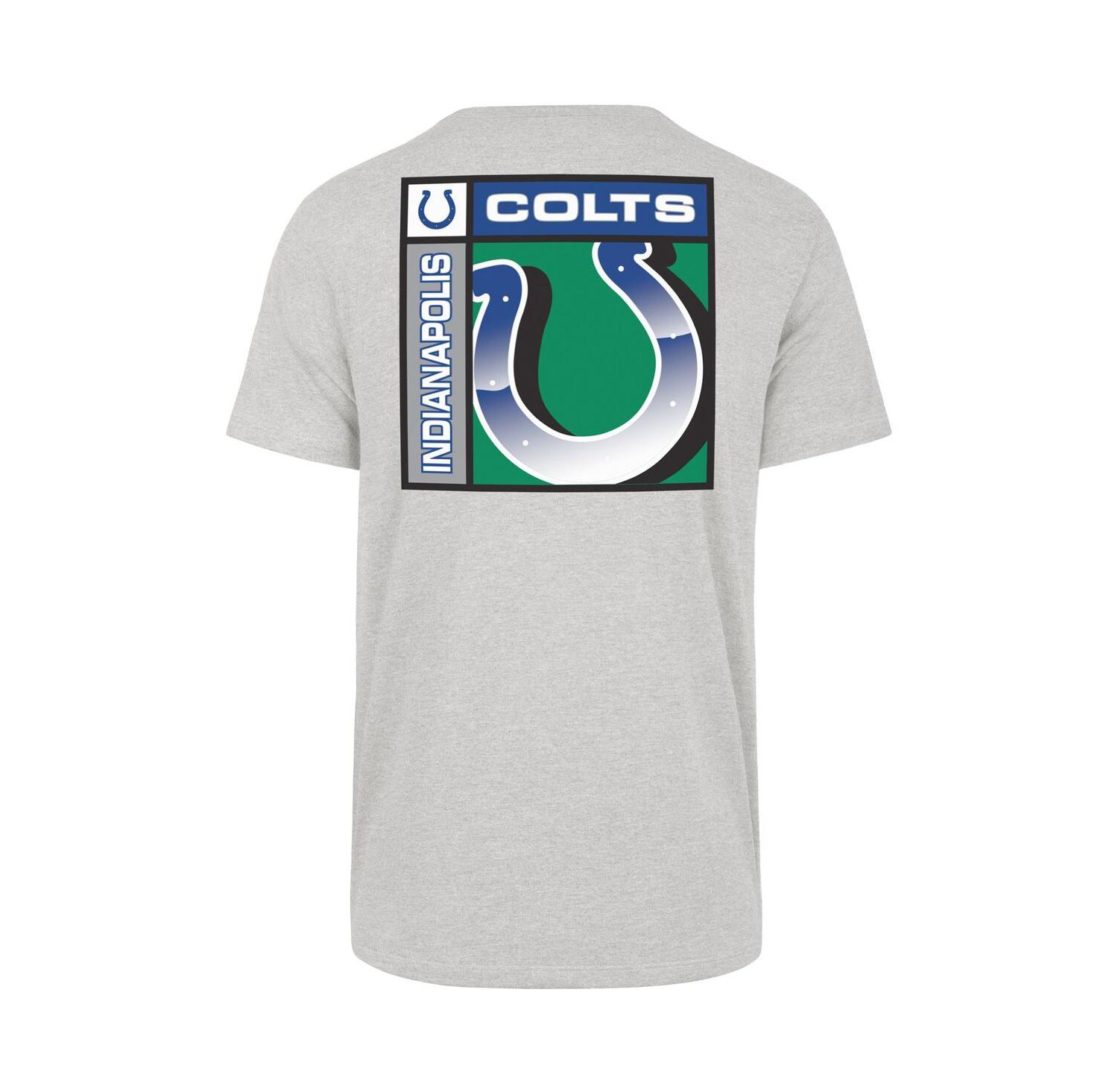 Men's Gray Indianapolis Colts Chrome Plate Franklin T-Shirt