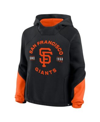 Women's Black San Francisco Giants Oversized Time to Win Pullover Hoodie