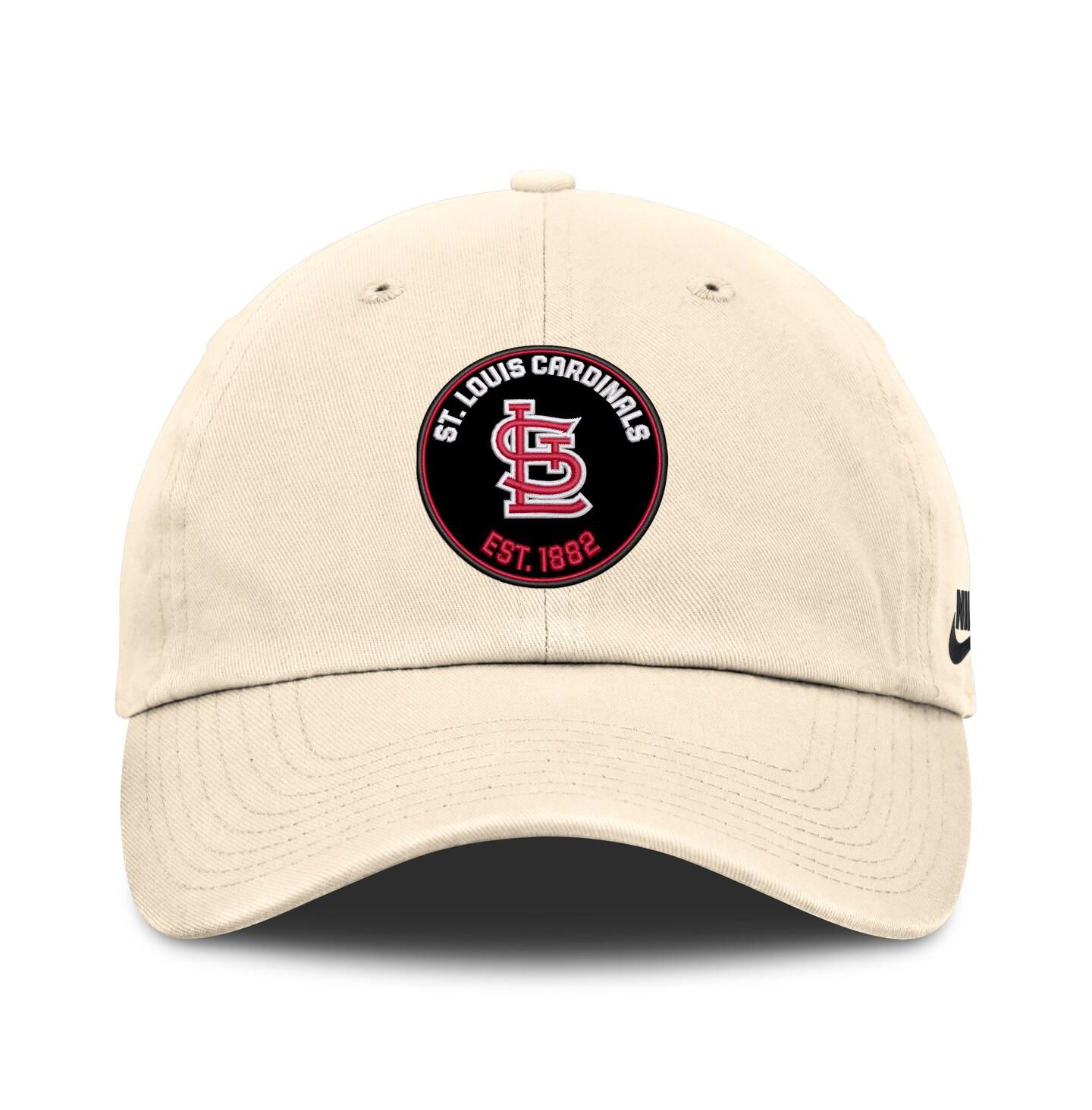 Мужская кепка Nike Natural St. Louis Cardinals Cooperstown Collection Club Adjustable Hat — фото 2
