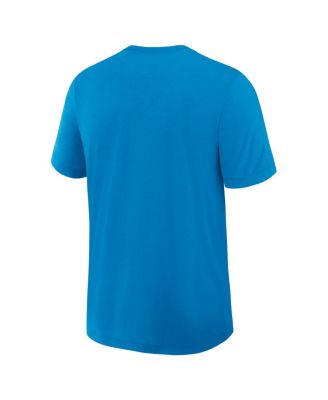 Men's Blue Miami Marlins Authentic Collection Early&nbsp;Work Tri-Blend Dri-FIT T-Shirt