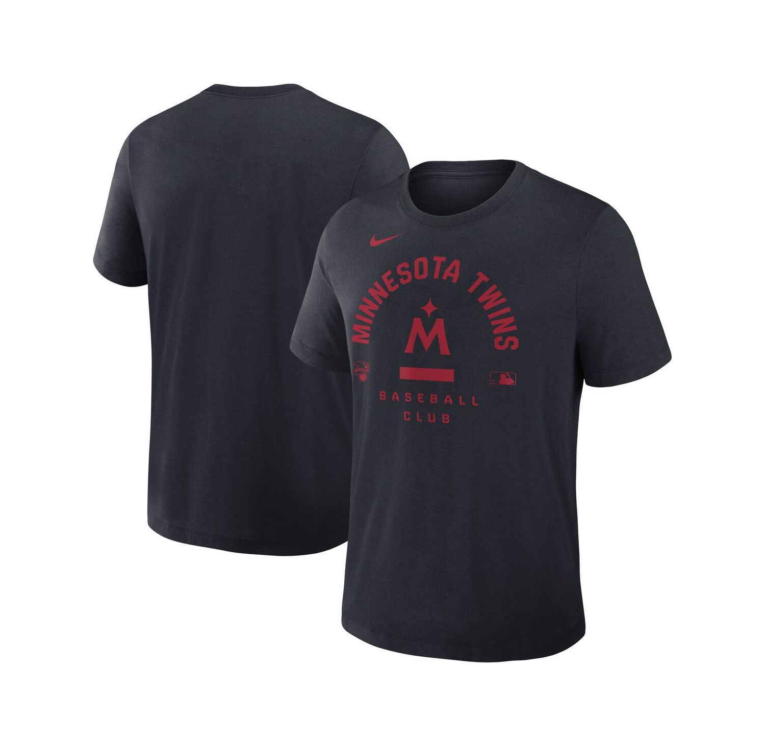 Men's Navy Minnesota Twins Authentic Collection Early Work Tri-Blend Dri-FIT T-Shirt