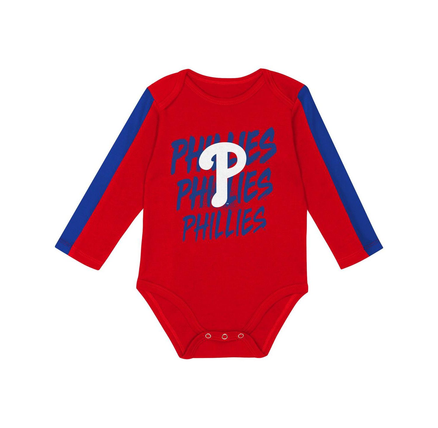Baby Boys and Girls 3-Piece Philadelphia Phillies Double Down Bodysuit and Pants