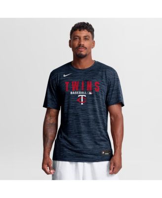 Men's Navy Minnesota Twins Authentic Collection Velocity Dri-FIT T-Shirt
