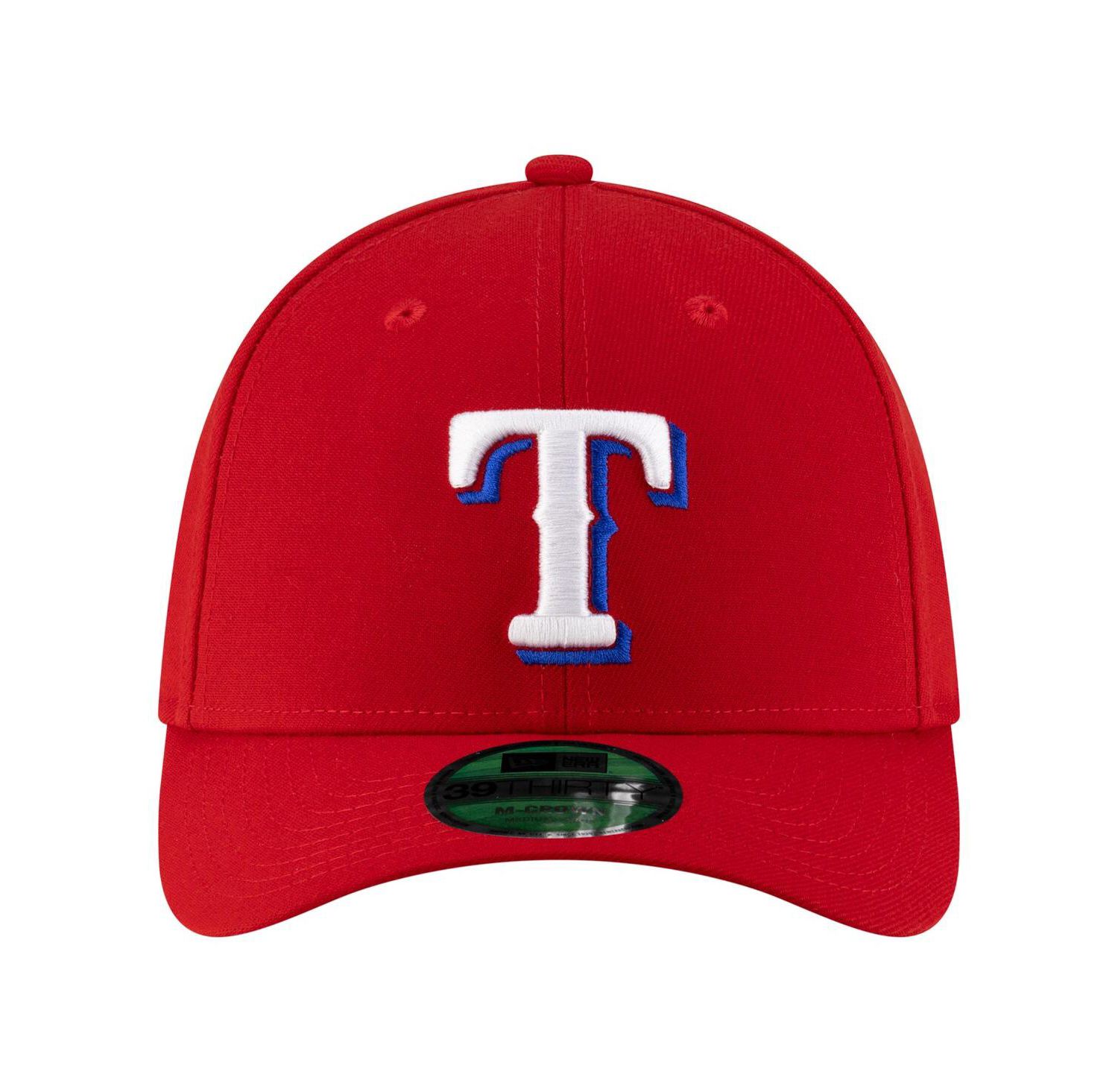 Men's Red Texas Rangers Player Replica 39THIRTY M-Crown Flex Hat